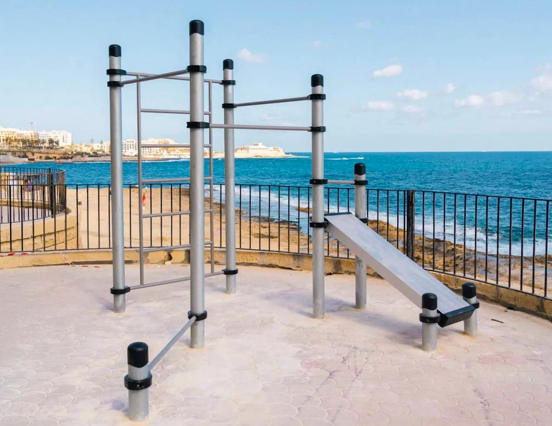Одну из самых живописных воркаут площадок установили на Мальте