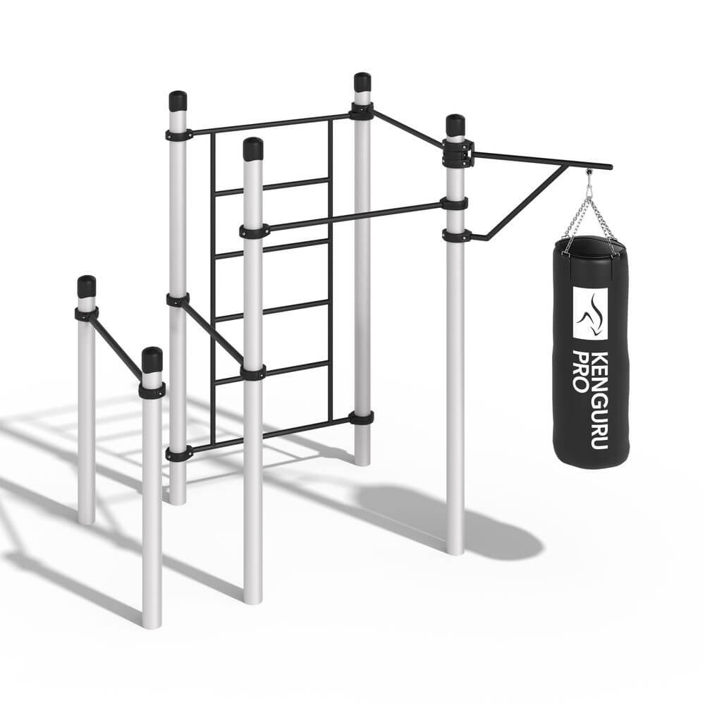 Хета (Алюминий)  - 2 турника, боксерский мешок, брусья, шведская стенка