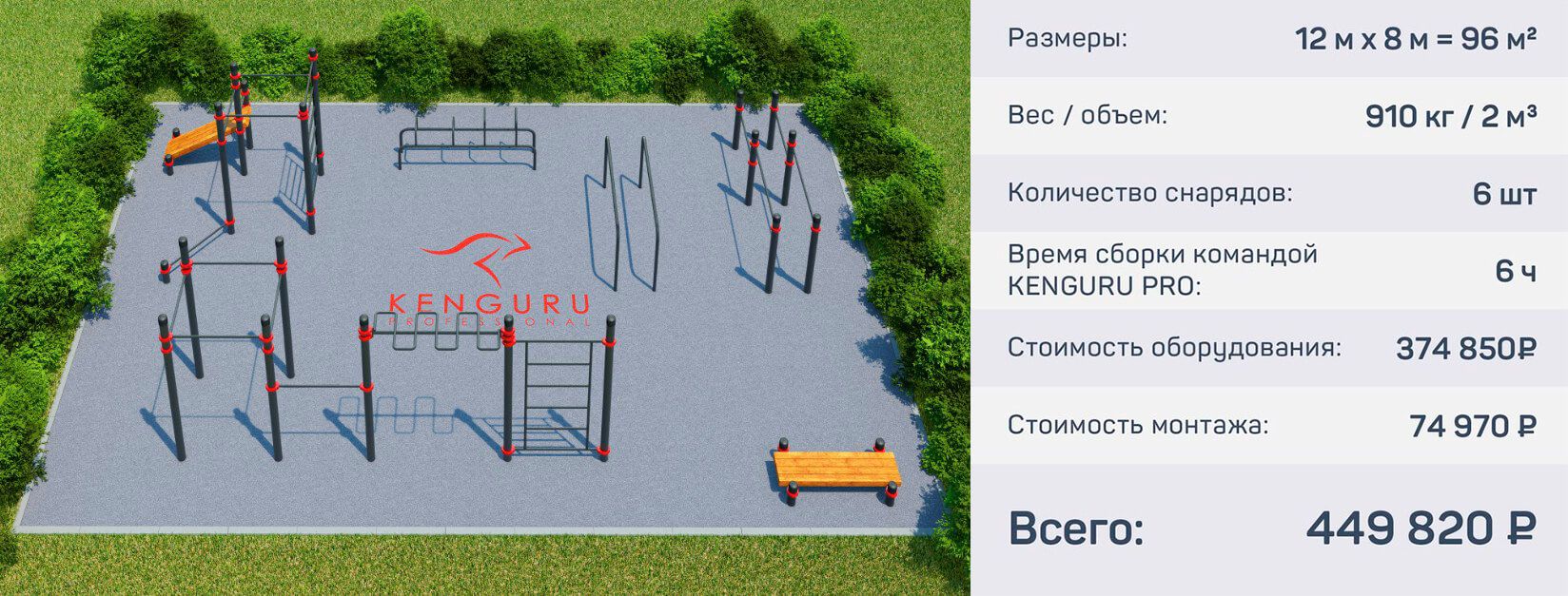 Проект спортивной площадки в школе