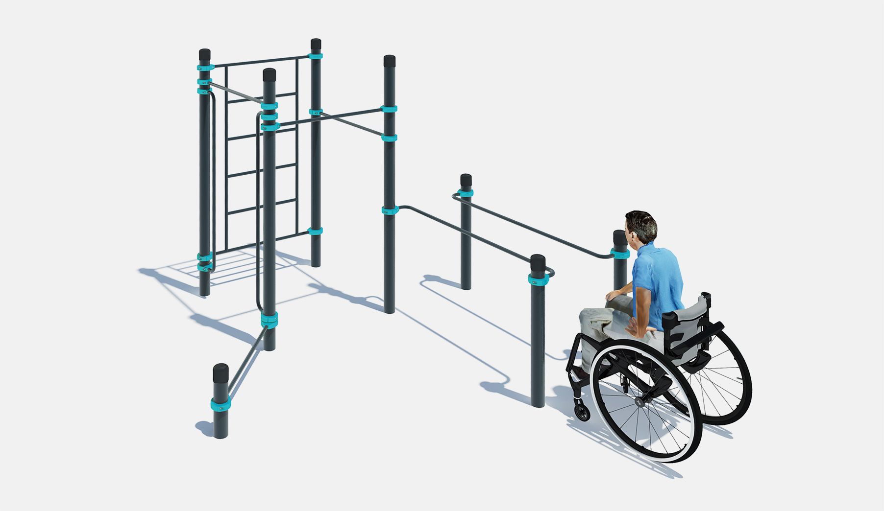 Сбор пд. Воркаут комплекс для инвалидов-колясочников. Уличный тренажер для инвалидов ytr001-FS. Брусья параллельные для колясочников. Спортивная площадка для инвалидов PARAKENGURU Lite.
