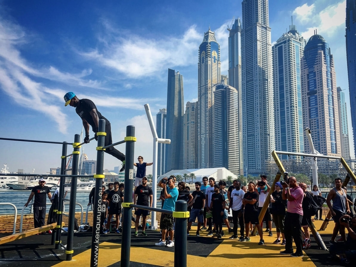 KENGURU PRO в Дубае: новая площадка в районе SkyDive Dubai